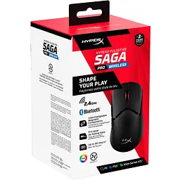 Миша HyperX Pulsefire SAGA PRO RGB Black (A2PB2AA) - мініатюра 8