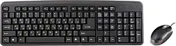 Комплект HQ-Tech KM-102 USB+PS/2 black