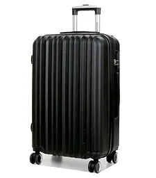 Валіза полікарбонат середній (M) Airtex 623 70л 66x42x26см Чорний (Black)