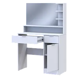 Туалетний столик Doros Естель Білий ДСП 90х38х135 (41516035)