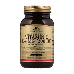 Витамин Solgar Витамин Е, 134 мг (200 IU), d-Alpha Tocopherol & Mixed Tocop (SOL-03501)