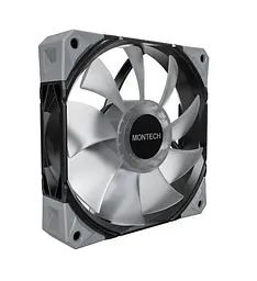 Набір із трьох вентиляторів для корпусу 120MM E28 ARGB 3 PACK (B) MONTECH - мініатюра 3