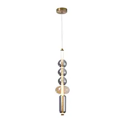 Світильник підвісний LED Levistella 788P68145 AB+AM+SM, 8W, 4000K, прозоре скло, для вітальні - мініатюра 2