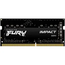 Модуль пам'яті Kingston Fury DDR4 8Gb Impact 2666 MHz Sodimm (KF426S15IB/8) Б/в