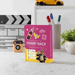 Настільна гра Gifty Лінія часу. Попкультура - мініатюра 4