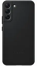 Оригінальний шкіряний чохол Leather Cover для Samsung Galaxy S22 Plus Black EF-VS906LBEGRU S906 - мініатюра 1
