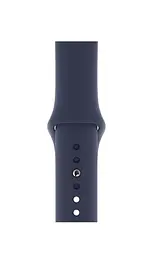 Силіконовий ремінець на смарт-годинник для Apple Watch 38,40,41,42 mm, Sport Band (3 Straps), denim blue, зі зручною застібкою, для годинника епл вотч, спортивний, ArmorStandart (ARM51940)