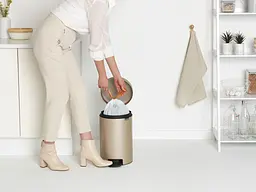 Бак для сміття Brabantia Pedal Bin, шампань, 12 л (304446) - мініатюра 5