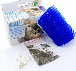 Кутова щітка-масажер для котів Catit з котячою м’ятою - мініатюра 2