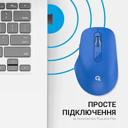 Миша OfficePro Wireless синя (M230С) - мініатюра 13