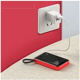 Повербанк Baseus Mini-S LCD Display 10000 mAh + кабель Type-C 3A LED 15W (29497) - мініатюра 7