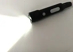 Ліхтар акумуляторний LED 200+60 лм з USB-C та кольоровими фільтрами 16х3.5 см Чорний - мініатюра 7