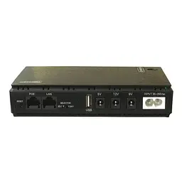 Джерело автономного живлення роутера/камери Telstream Mini UPS 10400mAh 18W (DC 5/9/12V/USB/PoE) (DC1018P) - мініатюра 3
