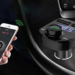 FM модулятор FM трансмітер з Bluetooth MP3 CAR X8 - мініатюра 7