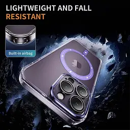 Чохол TPU+PC Colorful with MagSafe для Apple iPhone 13 Pro Max (6.7) Purple - мініатюра 7
