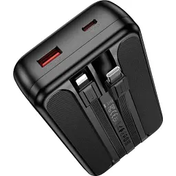Портативна батарея Powerbank Hoco Q28 Victory 22.5W+PD20W 20000mAh Black - мініатюра 5