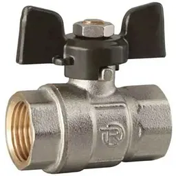 Кран кульовий Reiger+ 3/4" ВВ метелик (+)