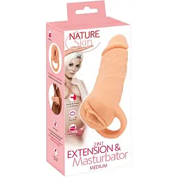 Насадка мастурбатор Extension 2in1 + Masturbator NS Extend M Orion 42-050033340000 103671