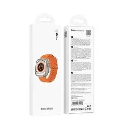 Смарт-годинник Hoco Y23 Ultra 51mm 300 mAh IP 67 Smart sports watch(call version) Titanium gold - мініатюра 2