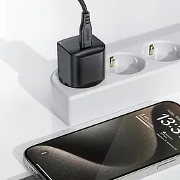 МЗП Acefast A77 mini PD30W GaN (1USB-C) Black - мініатюра 5