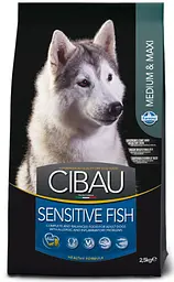 Сухий корм Farmina CIBAU Sensitive Medium & Maxi Фарміна для дорослих собак середніх та великих порід з чутливим травленням з рибою 12 кг