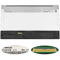 Матриця 15.6 N156HGE-L11 1920х1080, 40pin, LED, NORMAL, матова, роз'єм ліворуч знизу для ноутбука