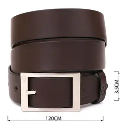 Ремінь Grande Pelle 11053 шкіра коричневий 120 см