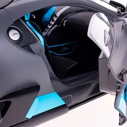 Автомодель Bburago Bugatti Divo темно-сірий (18-11045DG) - мініатюра 6