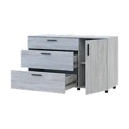 Комод Doros Торн Сосна Натті 3Ш/1Д 135х51.6х80 (41510179) - мініатюра 3