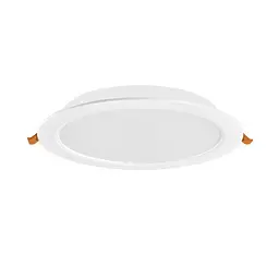 Вбудований світильник Videx LED Back круглий 26W 5000K (VL-DLBR-265) - мініатюра 2