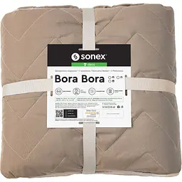 Набір Sonex Bora Bora: декоративне покривало 220х240 см + 2 наволочки 50х70 см коричневий з бежевим (SO102397) - мініатюра 11