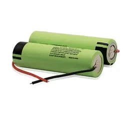 Акумулятор Li-ion 18650 Panasonic 3400 мАг 3,7В + провід DIY (Зелений) - мініатюра 3