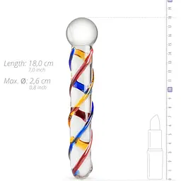 Скляний дилдо Gildo Glass Dildo No. 10 - мініатюра 2