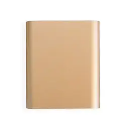 Повербанк для телефону на 10400mAh золотистий портативна зарядка - мініатюра 2