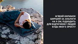 Килимок складаний Naturehike IXPE (CNK2300DZ017) 200x65 - темно-блакитний - мініатюра 9