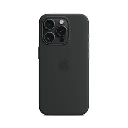 Силіконовий чохол матовий чорний, для iPhone 15 Pro Max