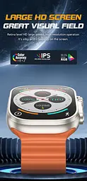 Смарт-годинник Lemfo B33 GPS Wi-Fi SIM 2 ремінці Silver (18753-hbr) - мініатюра 3