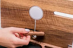 Дерев'яний органайзер для гаджета ecoWalnut 300x231x210 мм - мініатюра 4