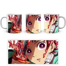 Кухоль GeekLand Kimetsu no Yaiba Клинок, який знищує демонів Танджиро KY 002.29 330 мл білий - мініатюра 4