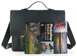 Портфель 14248 Vintage чорний - мініатюра 7