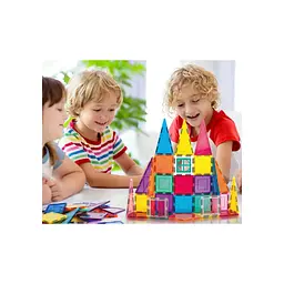 Конструктор Picasso магнітний Tiles Magnetic Building Blocks 36 деталей (817338027971) - мініатюра 8