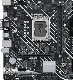 Материнська плата ASUS PRIME H610M-D D4 (PRIME H610M-D D4) (Socket 1700, Intel H610, Micro-ATX)