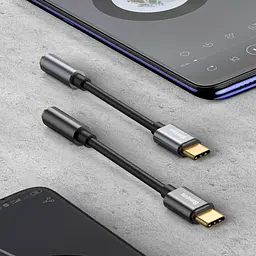Перехідник AUX Baseus L54 Type-C to 3.5mm - мініатюра 7