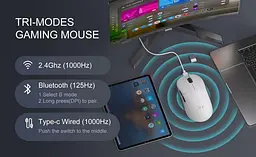 Миша MageGee Scout Wireless (6971969722583) White (G-000004400) - мініатюра 3