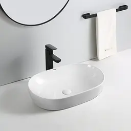 Умивальник накладний Mixxus Premium Ellipse-0105 600x400x150 мм MP6563, Білий - мініатюра 6