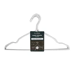 Набір плічок металевих Eco Fabric 38 см 10 шт. білі (EF-10WHT)