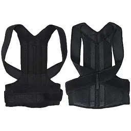  Ортопедичний коректор постави S: 70–85 см Idea Back Support Belt для спини та виправлення кривизни хребта, подвійна фіксація     - мініатюра 3
