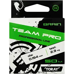 Волосінь Brain Tea м Pro 50 м (clear) 0.154 мм 2.3 кг - мініатюра 2