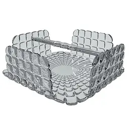 Серветниця Guzzini Tiffany, 20х20х7,3 см, сірий (19870092)