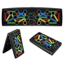 Складна дошка для віджимань підлогова з ручками Foldable Push Up Board - мініатюра 4